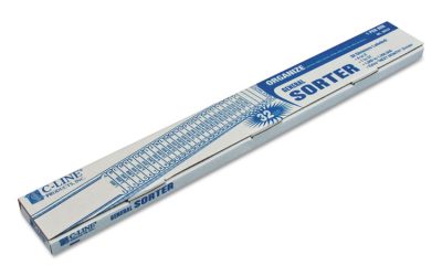 Plastic Indexed Sorter, 32 Dividers, Alpha/Numeric/Date Index, Letter Size, Blue Frame