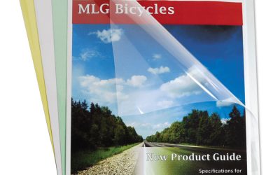 Vinyl Report Covers, Sliding Bar, 8.5 X 11, Clear/clear, 100/box