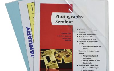 Vinyl Report Covers, Binding Bar, 8.5 X 11, Clear/clear, 100/box