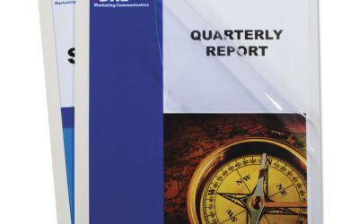 Vinyl Report Covers, 0.13″ Capacity, 8.5 X 11, Clear/clear, 50/box