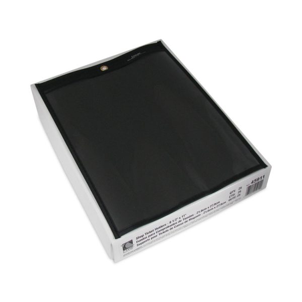 Shop Ticket Holders, Stitched, One Side Clear, 50 Sheets, 8.5 x 11, 25/Box - Image 3