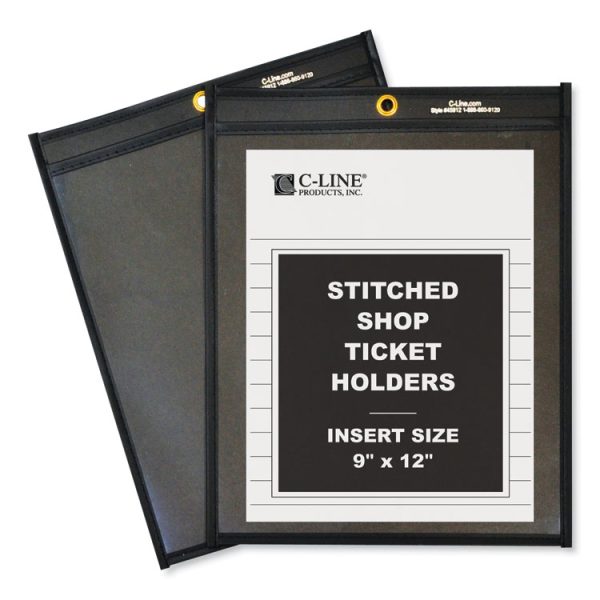 Shop Ticket Holders, Stitched, One Side Clear, 75 Sheets, 9 X 12, 25/box - Image 3