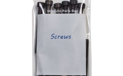 Write-On Poly Bags, 2 Mil, 3″ X 5″, Clear, 1,000/carton