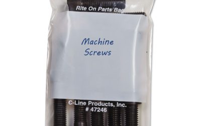 Write-On Poly Bags, 2 Mil, 4″ X 6″, Clear, 1,000/carton