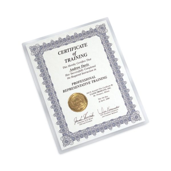Quick Cover Laminating Pockets, 12 Mil, 9.13" X 11.5", Gloss Clear, 25/box - Image 2