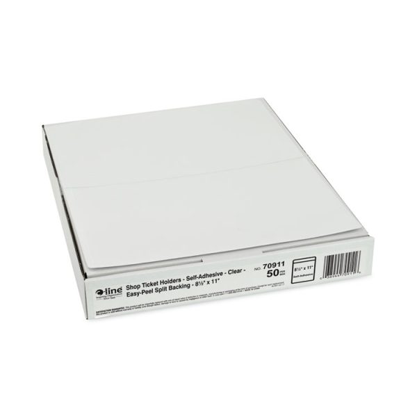 Self-Adhesive Shop Ticket Holders, Super Heavy, 15 Sheets, 8.5 x 11, 50/Box - Image 5
