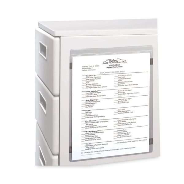 Magnetic Shop Ticket Holders, Super Heavyweight, 15 Sheets, 8.5 x 11, 15/Box - Image 2