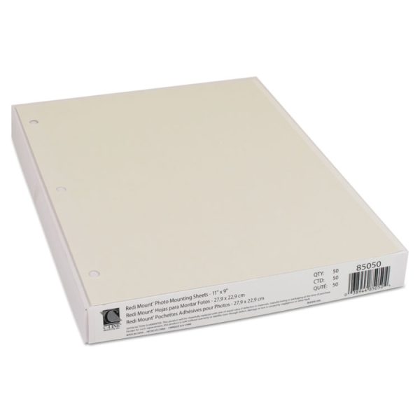 Redi-Mount Photo-Mounting Sheets, 11 X 9, 50/box - Image 2