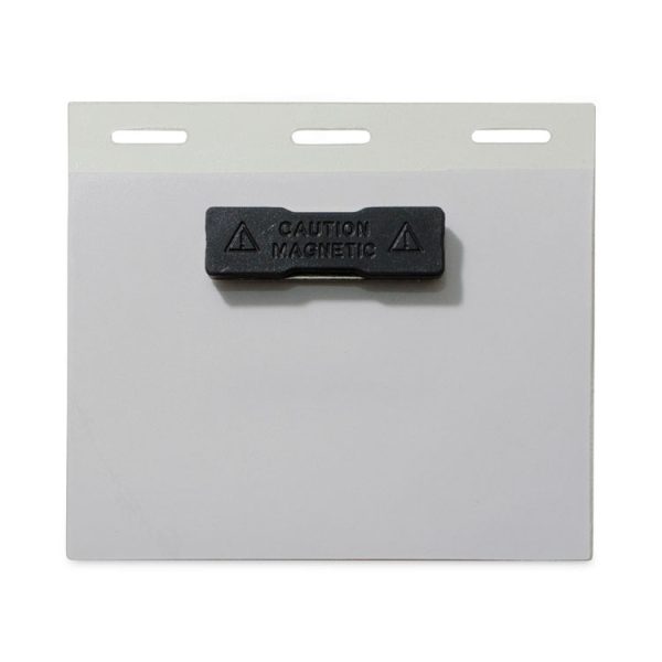 Self-Laminating Magnetic Style Name Badge Holder Kit, 3" X 4", Clear, 20/box - Image 3