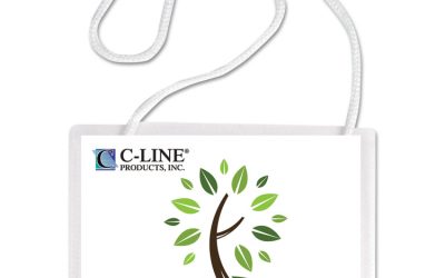 Specialty Name Badge Holder Kits, 4 X 3, Horizontal Orientation, White, 50/box