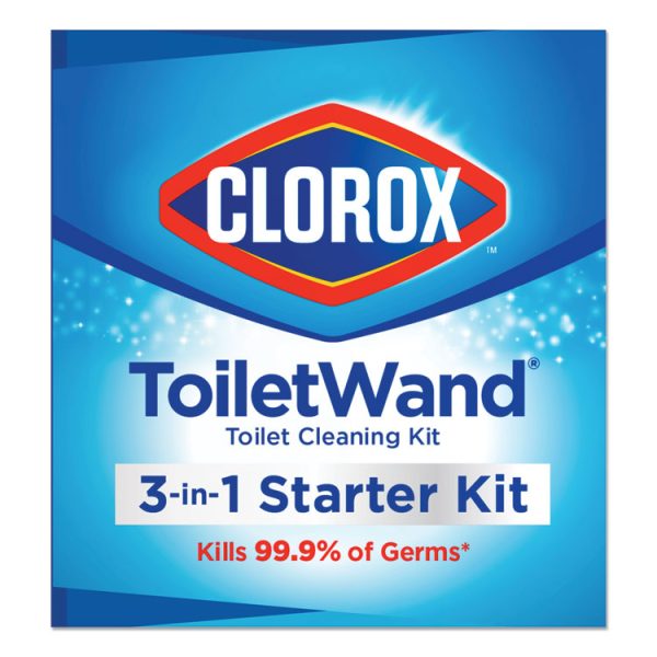 Toiletwand Disposable Toilet Cleaning System: Handle, Caddy And Refills, White, 6/Carton - Image 6