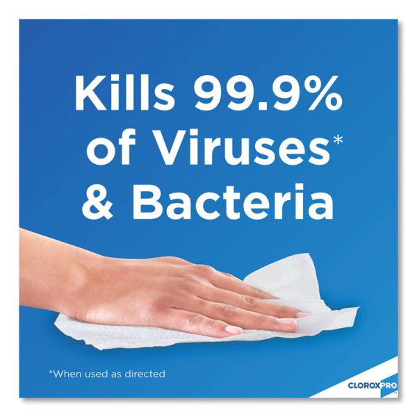 Disinfecting Wipes, 1-Ply, Fresh Scent, 7 x 8, White, 75/Canister, 6 Canisters/Carton - Image 5