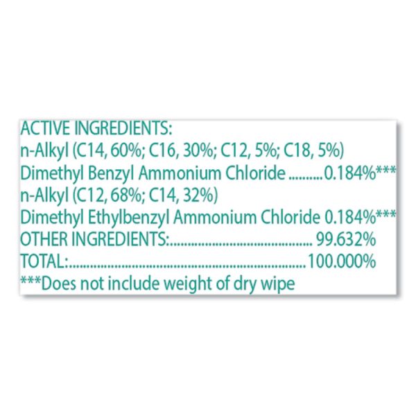 Disinfecting Wipes, 1-Ply, Fresh Scent, 7 x 8, White, 75/Canister, 6 Canisters/Carton - Image 6