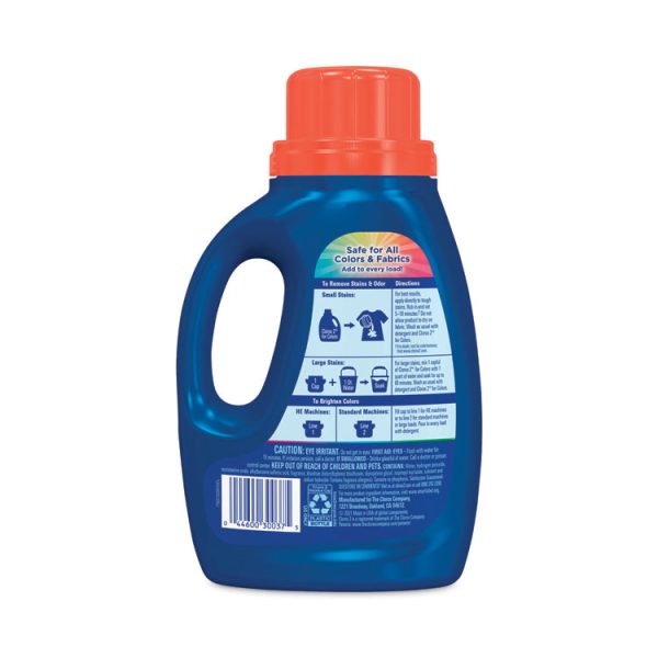 Stain Remover and Color Booster, Regular, 33 oz Bottle, 6/Carton - Image 2
