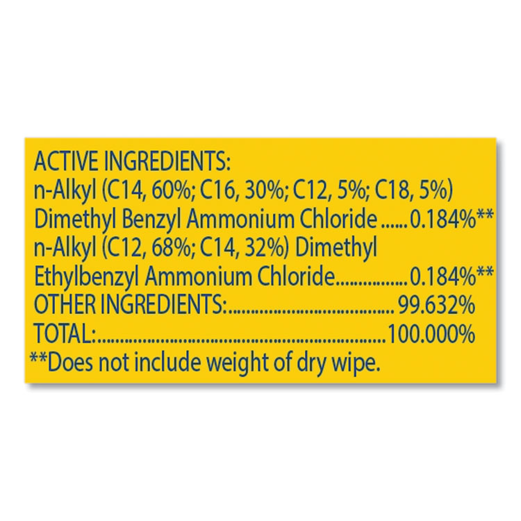 Disinfecting Wipes, 1-Ply, 7 x 8, Fresh Scent/Citrus Blend, White, 75/Canister, 3/Pack, 4 Packs/Carton - Image 10