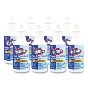 Bleach Cream Cleanser, Fresh Scent, 32 Oz Bottle, 8/carton