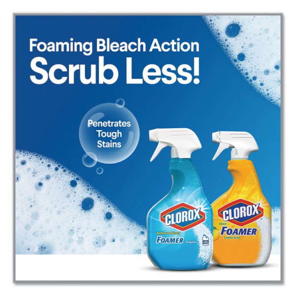 Bleach Foamer Bathroom Spray, Original, 30 Oz Spray Bottle, 9/carton - Image 4
