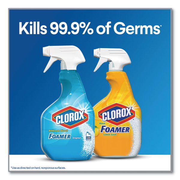 Bleach Foamer Bathroom Spray, Original, 30 Oz Spray Bottle, 9/carton - Image 3