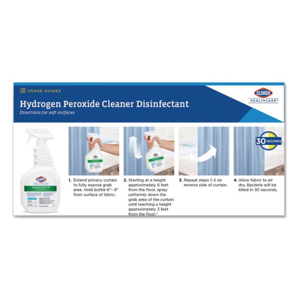 Hydrogen-Peroxide Cleaner/disinfectant, 32 Oz Spray Bottle, 9/carton - Image 5