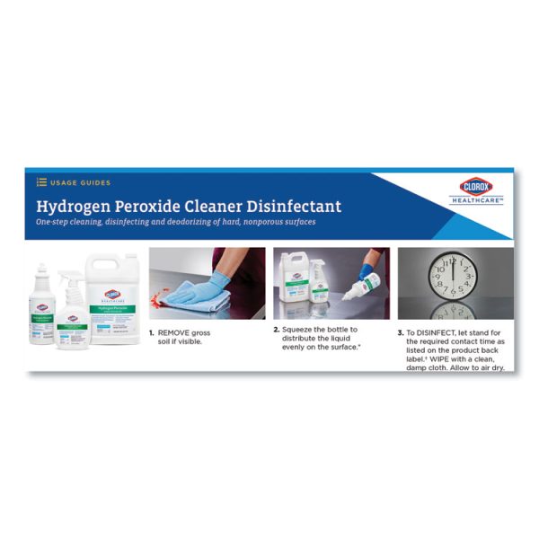 Hydrogen-Peroxide Cleaner/disinfectant, 32 Oz Spray Bottle, 9/carton - Image 6