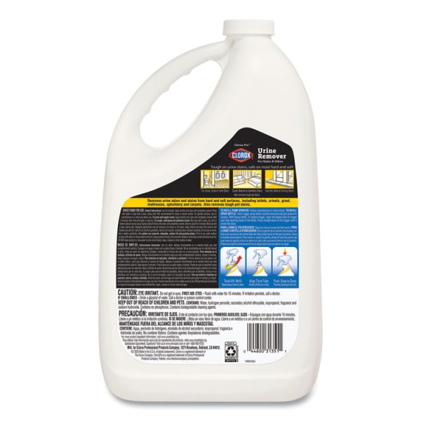 Urine Remover For Stains And Odors, 128 Oz Refill Bottle - Image 7