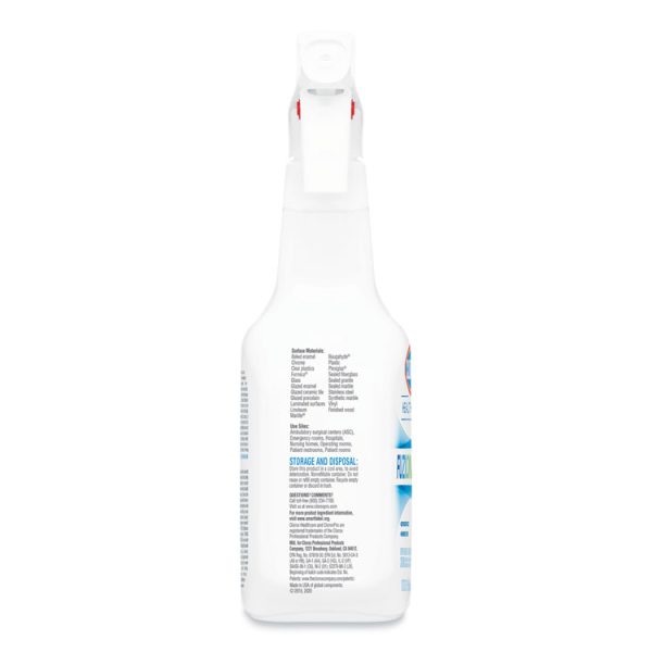 Fuzion Cleaner Disinfectant, Unscented, 32 Oz Spray Bottle, 9/carton - Image 5