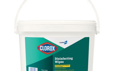 Disinfecting Wipes, 1-Ply, 7 x 8, Fresh Scent, White, 700/Bucket