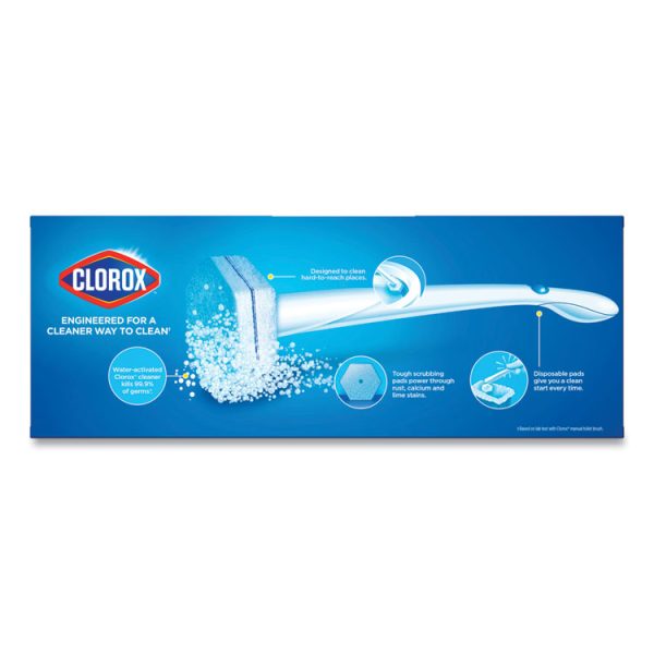 Disinfecting Toiletwand Refill Heads, Blue/White, 10/Pack, 6 Packs/Carton - Image 8