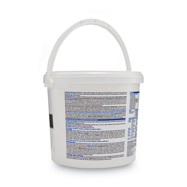 VersaSure Cleaner Disinfectant Wipes, 1-Ply, 12 x 12, Fragranced, White, 110/Bucket, 2 Buckets/Carton - Image 10