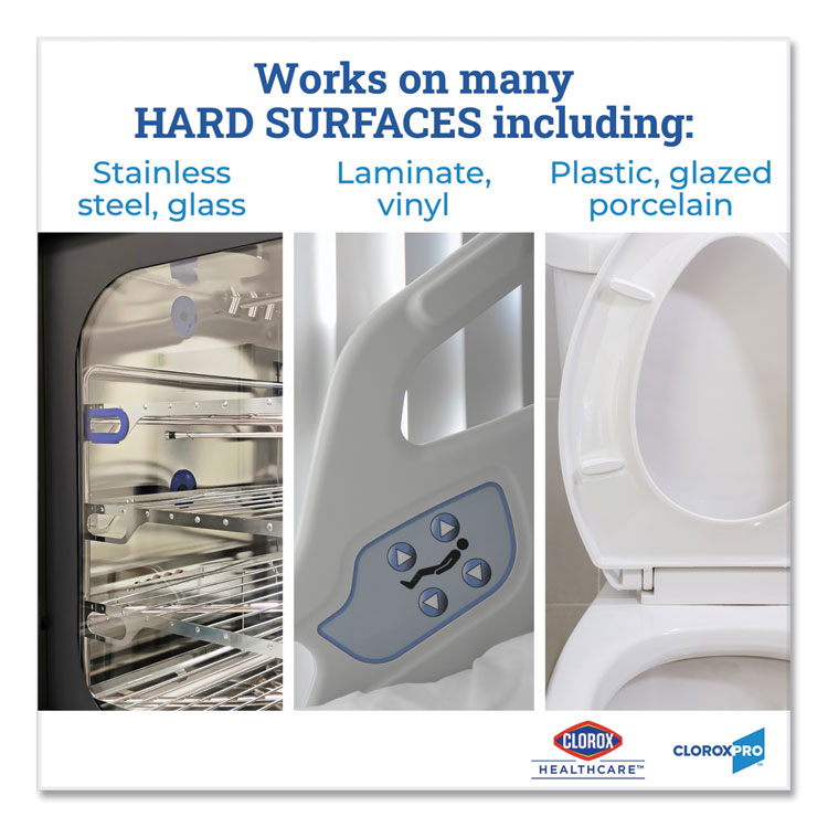 VersaSure Cleaner Disinfectant Wipes, 1-Ply, 12 x 12, Fragranced, White, 110/Pouch - Image 6