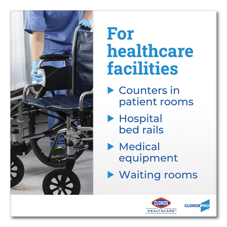 VersaSure Cleaner Disinfectant Wipes, 1-Ply, 12 x 12, Fragranced, White, 110/Pouch - Image 8