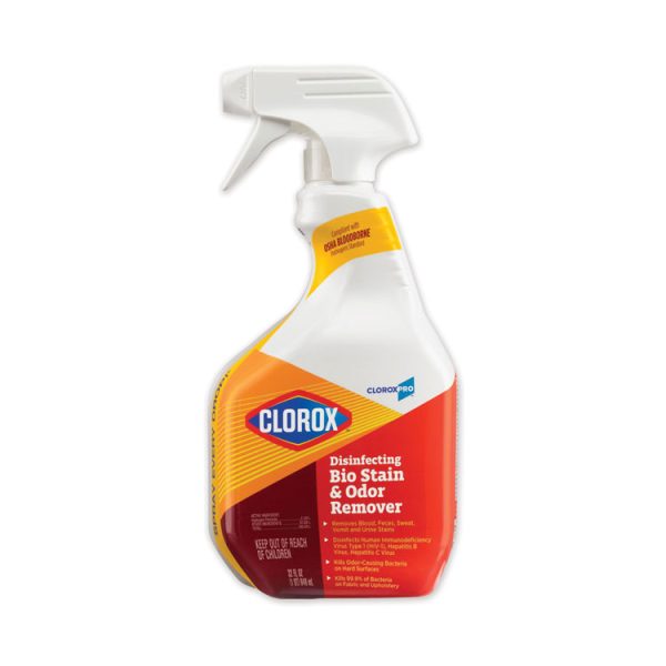 Disinfecting Bio Stain And Odor Remover, Fragranced, 32 Oz Spray Bottle, 9/carton - Image 2