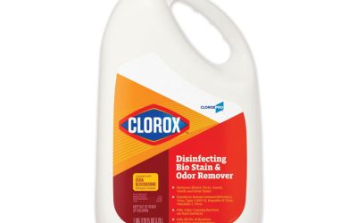 Disinfecting Bio Stain And Odor Remover, Fragranced, 128 Oz Refill Bottle