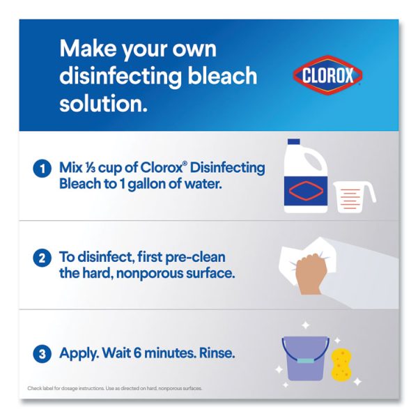 Regular Bleach With Cloromax Technology, 24 Oz Bottle, 12/carton - Image 6
