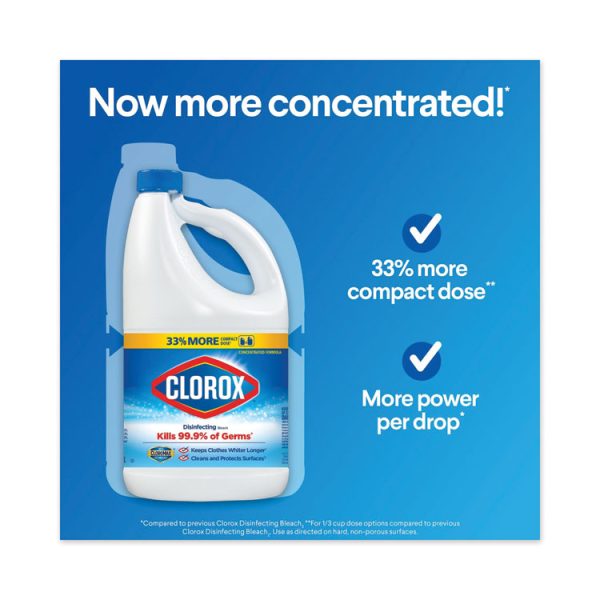 Regular Bleach With Cloromax Technology, 81 Oz Bottle, 6/carton - Image 2