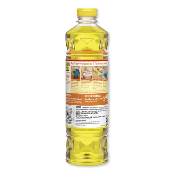 Multi-Surface Cleaner, Lemon Fresh, 28 Oz Bottle, 12/carton - Image 2