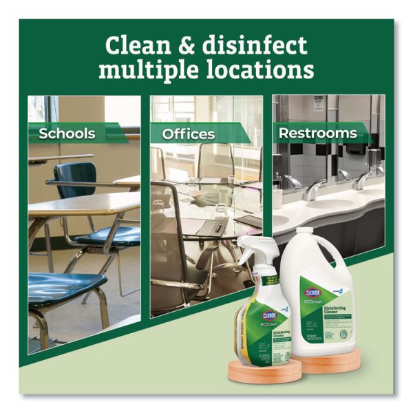 Clorox Pro EcoClean Disinfecting Cleaner, Unscented, 128 oz Refill Bottle, 4/Carton - Image 4