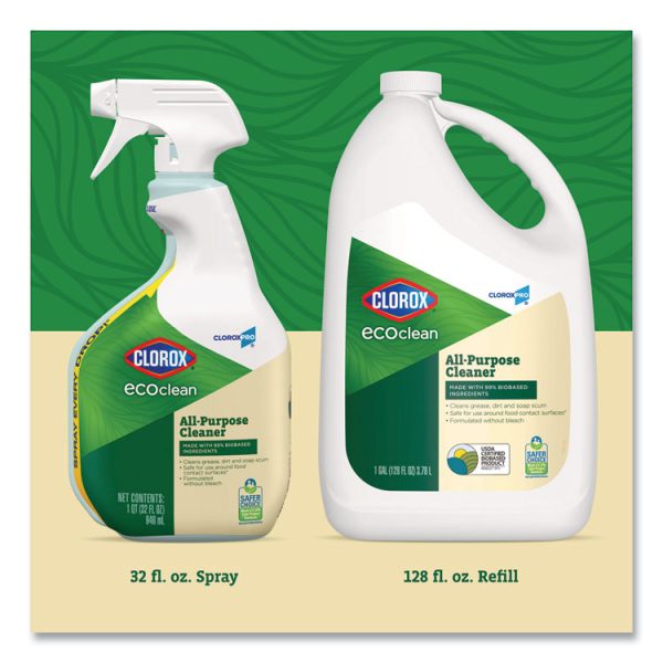 Clorox Pro EcoClean All-Purpose Cleaner, Unscented, 32 oz Spray Bottle, 9/Carton - Image 7