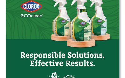 Clorox Pro EcoClean Glass Cleaner, Unscented, 32 oz Spray Bottle, 9/Carton