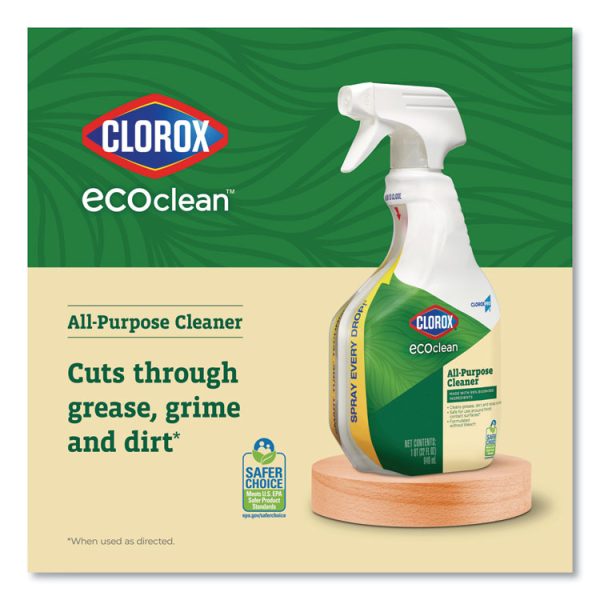 Clorox Pro EcoClean All-Purpose Cleaner, Unscented, 128 oz Bottle, 4/Carton - Image 6