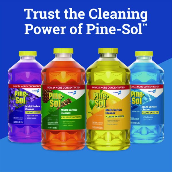 CloroxPro Multi-Surface Cleaner Concentrated, Sparkling Wave Scent, 80 oz Bottle, 3/Carton - Image 7