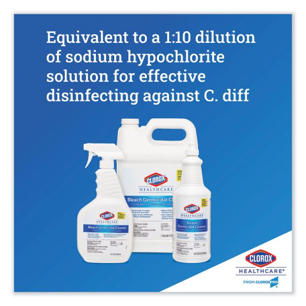 Bleach Germicidal Cleaner, 32 Oz Pull-Top Bottle, 6/carton - Image 6
