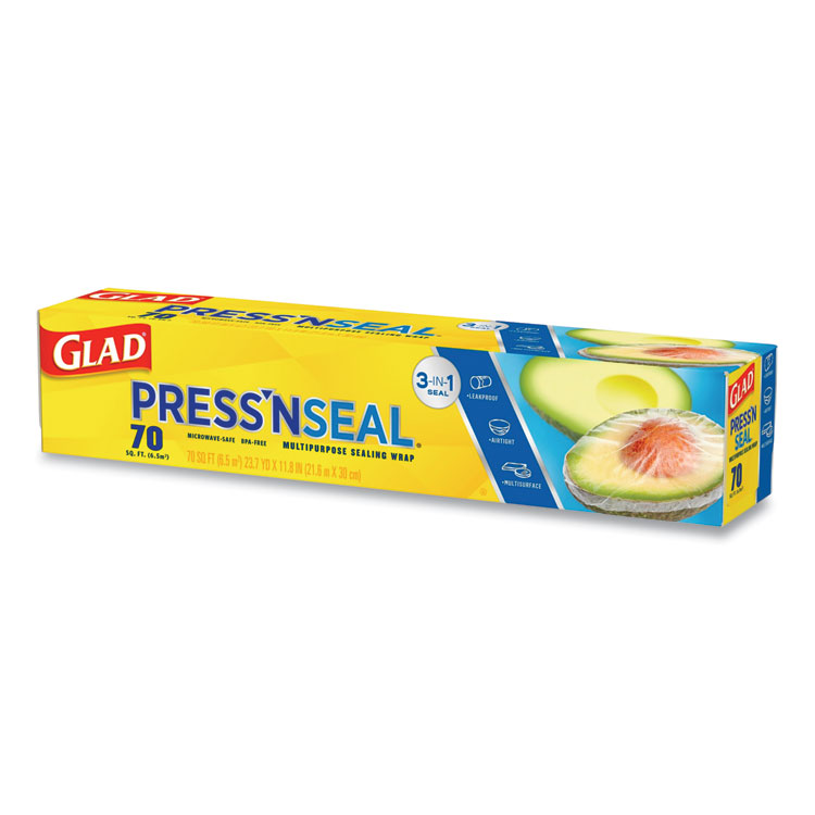 Press'n Seal Food Plastic Wrap, 70 Square Foot Roll, 12 Rolls/carton - Image 7