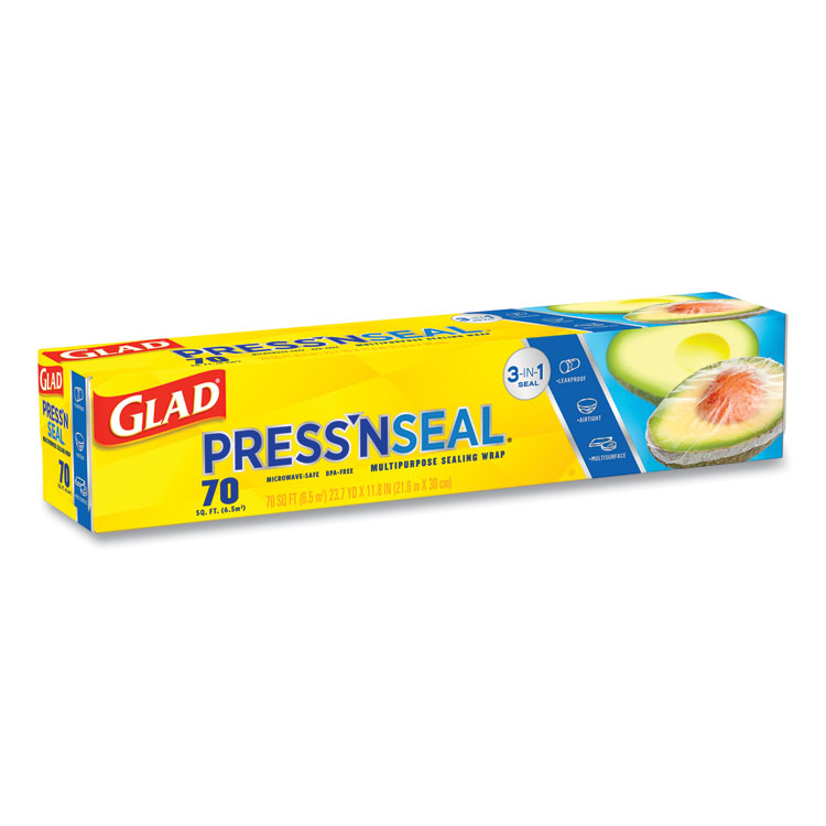 Press'n Seal Food Plastic Wrap, 70 Square Foot Roll, 12 Rolls/carton - Image 10