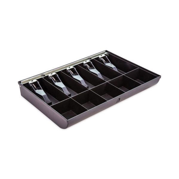 Cash Drawer Replacement Tray, Coin/Cash, 10 Compartments, 16 x 11.25 x 2.25, Black - Image 3