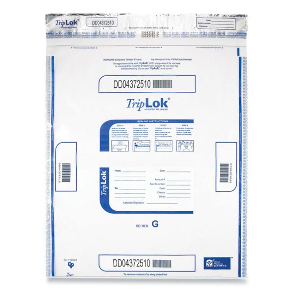 Deposit Bag, Plastic, 19 X 23, Clear, 250/carton
