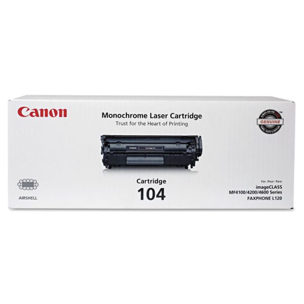 0263b001 (104) Toner, 2,000 Page-Yield, Black - Image 2