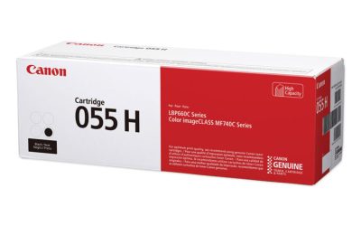 3020c001 (055h) High-Yield Toner, 7,600 Page-Yield, Black
