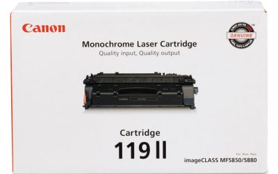 3480b001 (crg-119 Ii) High-Yield Toner, 6,400 Page-Yield, Black