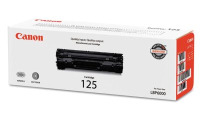 3484b001 (crg-125) Toner, 1,600 Page-Yield, Black